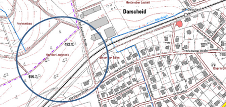 Ausschnitt Lageplan