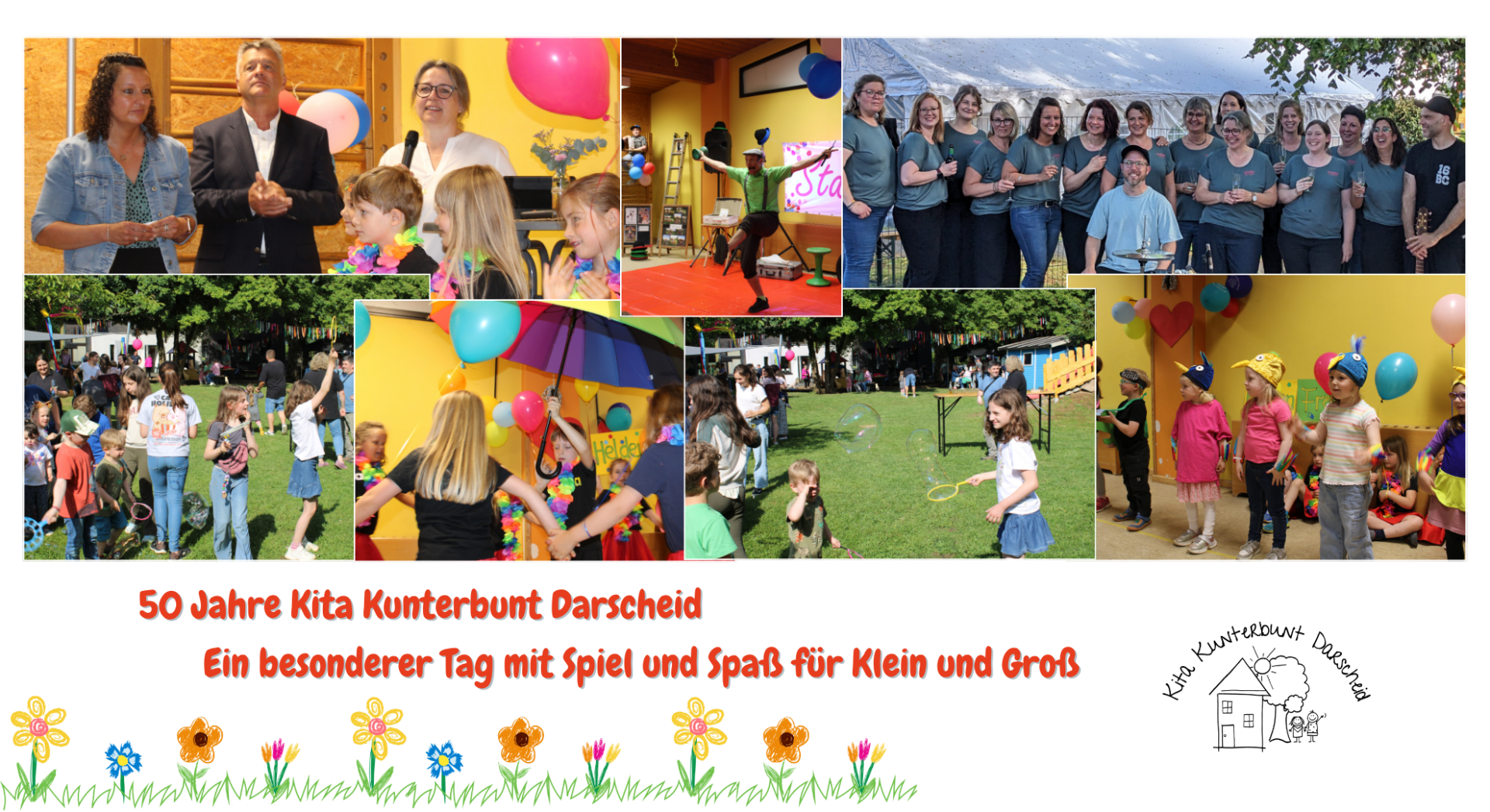 Fotocollage vom Fest