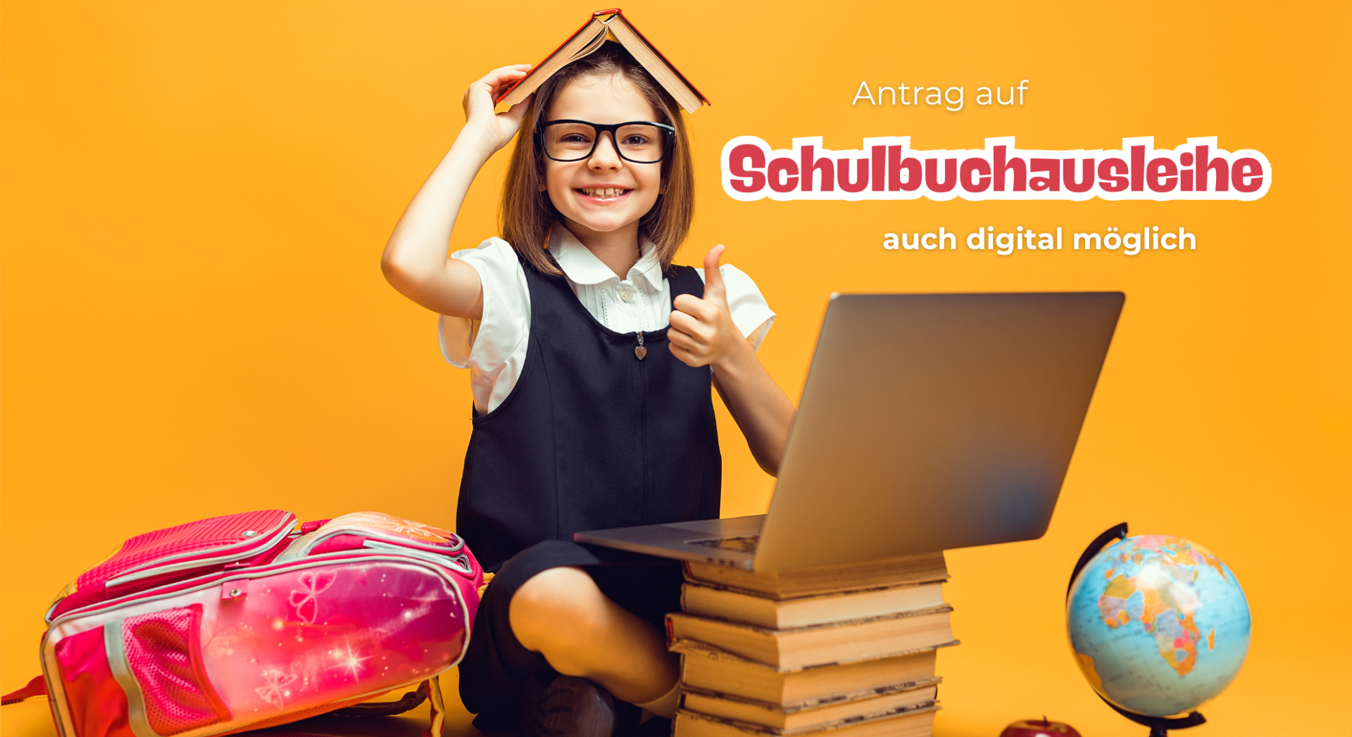 Symbolbild Kind mit Schulbüchern