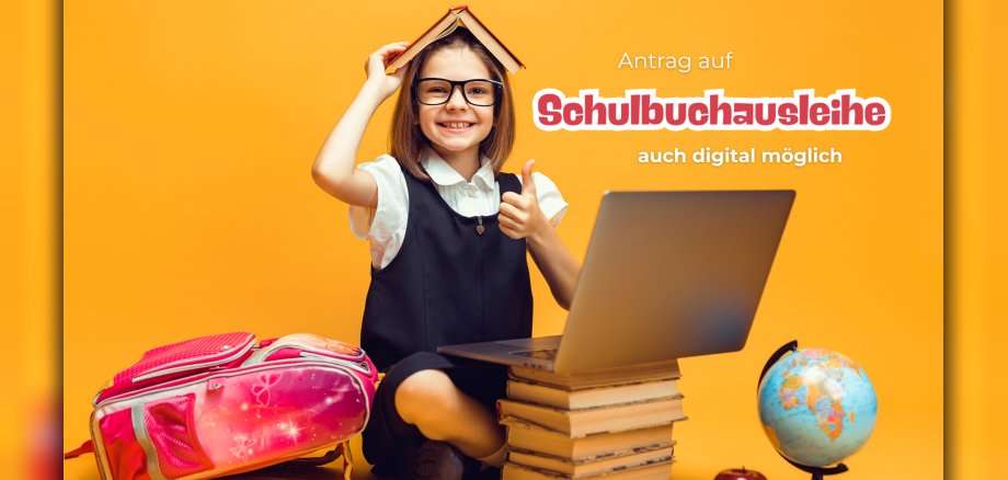 Symbolbild Kind mit Schulbüchern