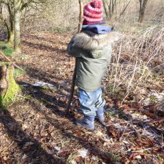 Kind im Wald