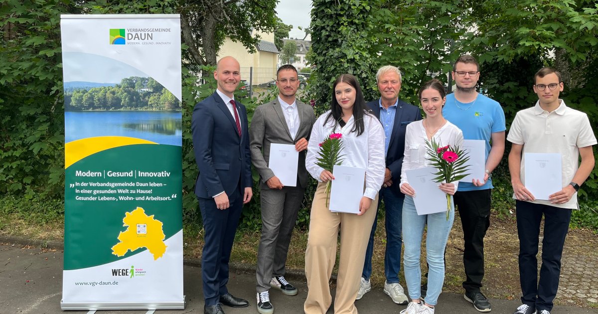 Verbandsgemeinde Daun freut sich über Nachwuchskräfte
