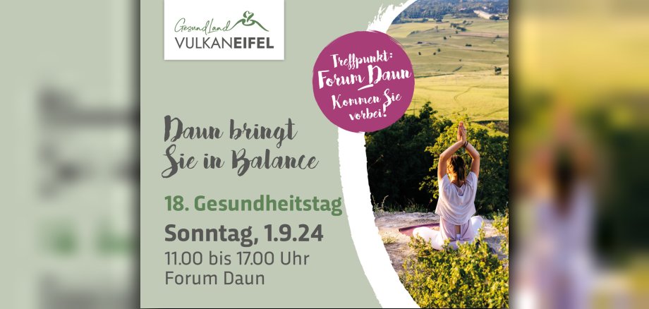 Symbolbild Ankündigung Gesundheitstag