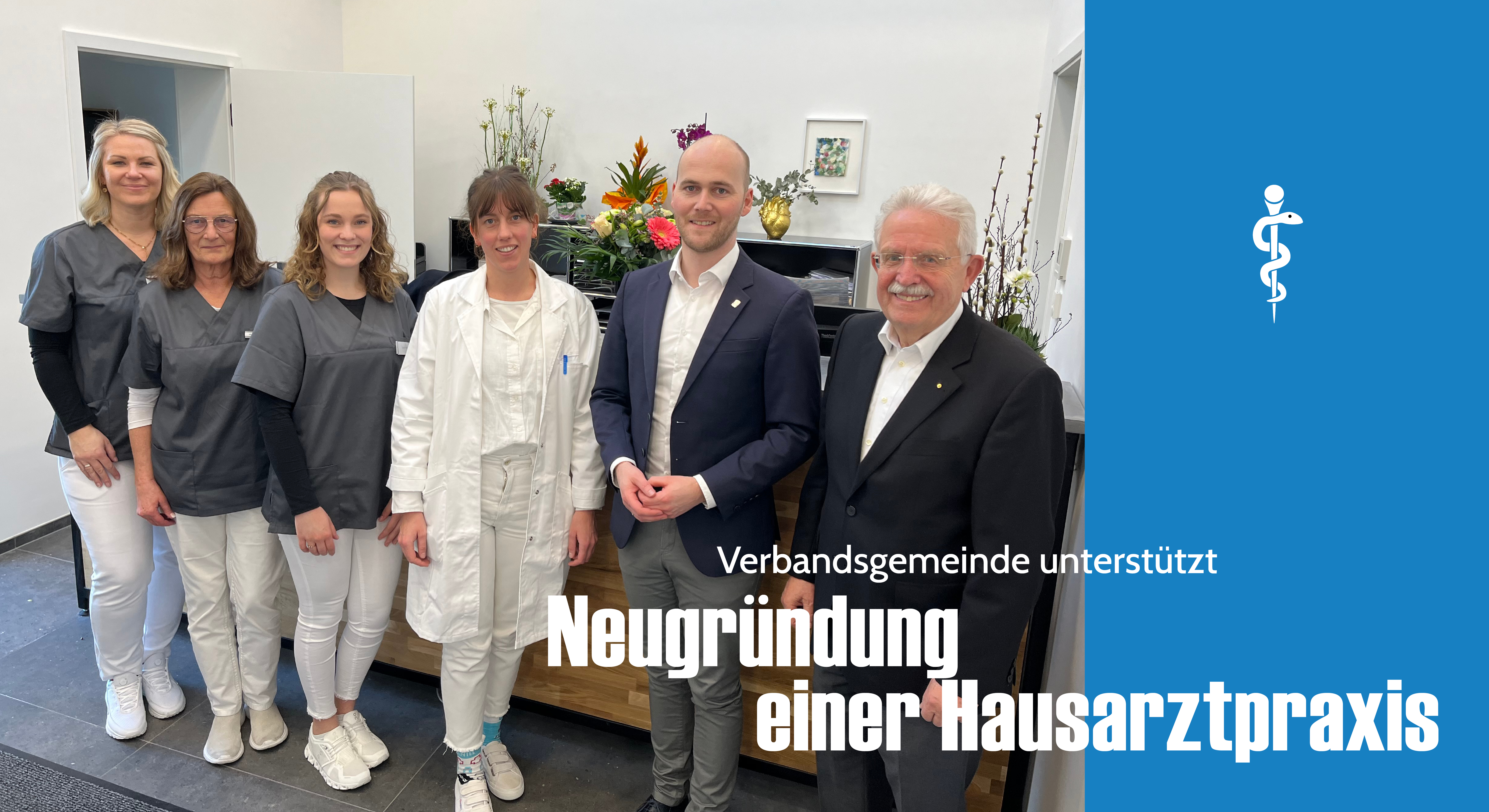 Personen in Arztpraxis