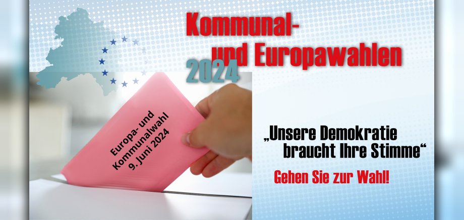 Symbolbild Wahlumschlag in Wahlurne werfen