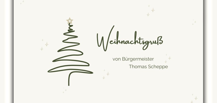 Weihnachtsgruß (1980 x 1080 px) - 1 Symbolbild Weihnachtsgruß