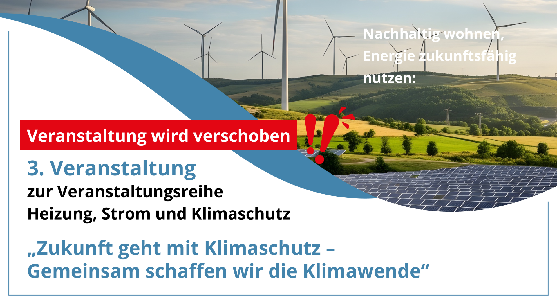 Veranstaltung muss leider verschoben werden! - 1