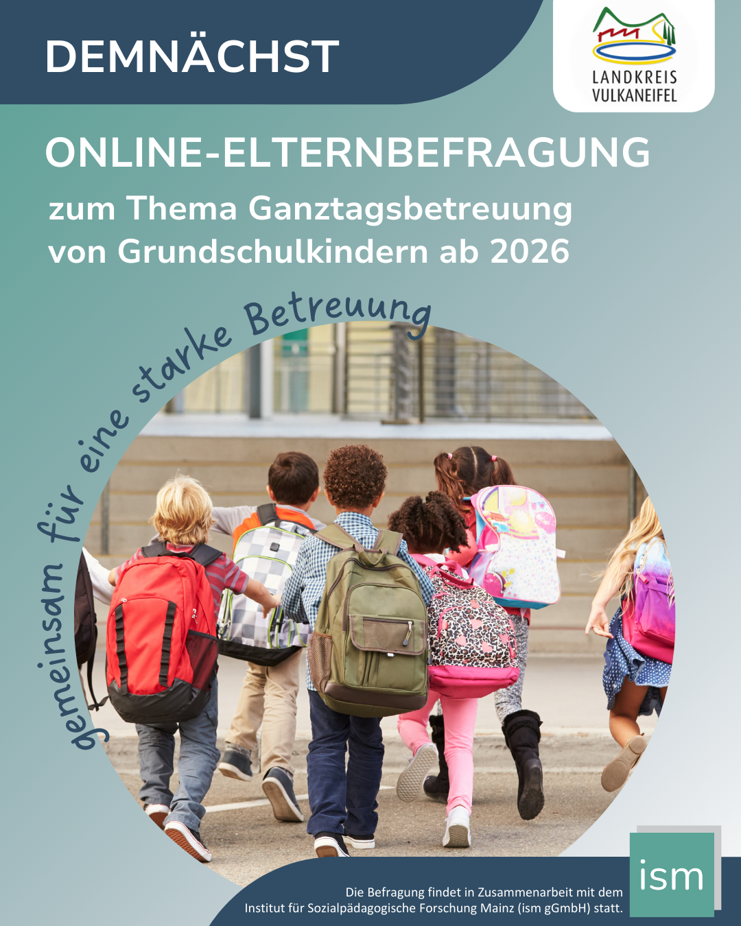 Kopie von Kopie von Einladung zur Online-Elternbefragung (Flyer (A4)) - 1