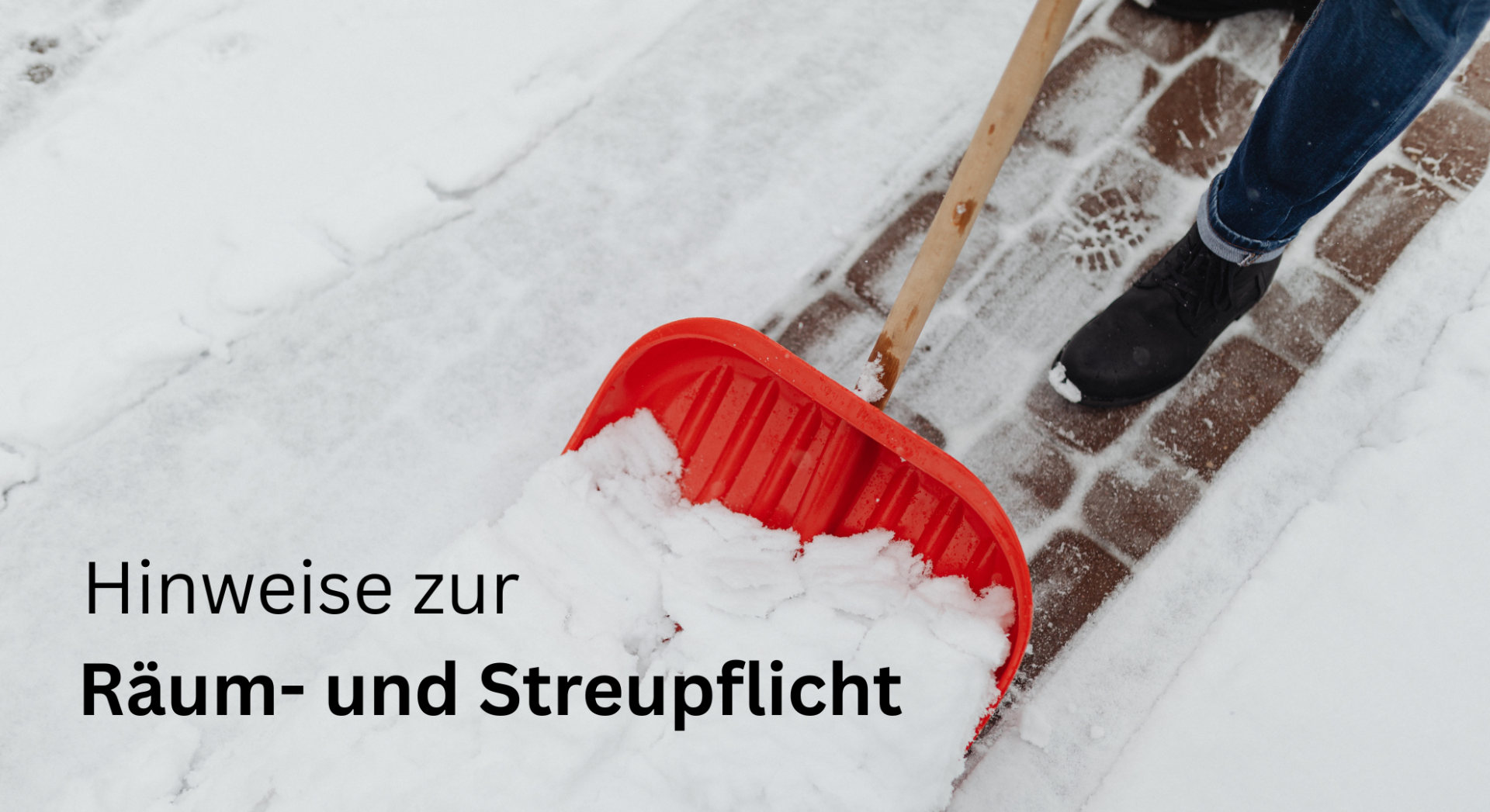 Räum- und Streupflicht - 1