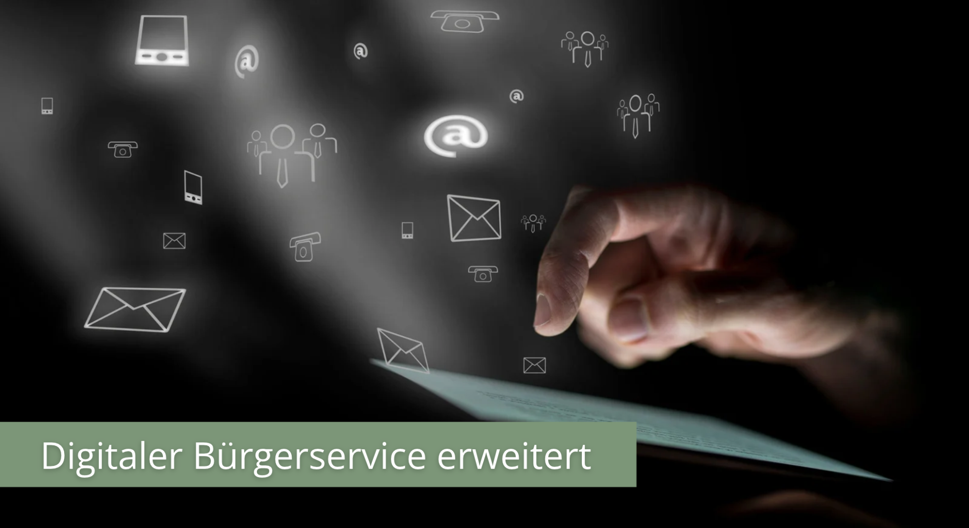 Symbolbild digitale Services