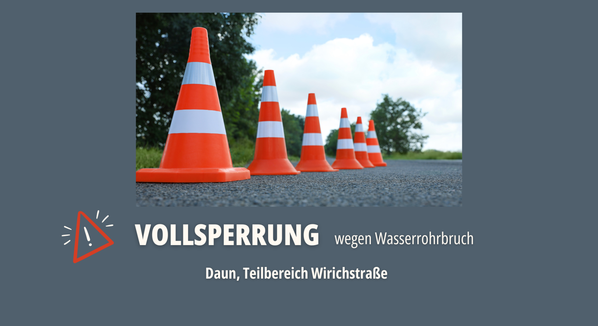 Symbolbild Sperrung