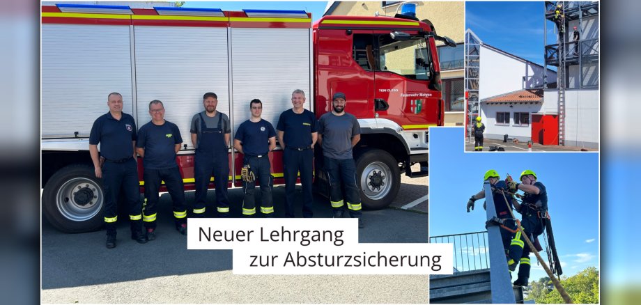FW Lehrgang Absturzsicherung_HP - 1 Bilder von Feuerwehrkräften