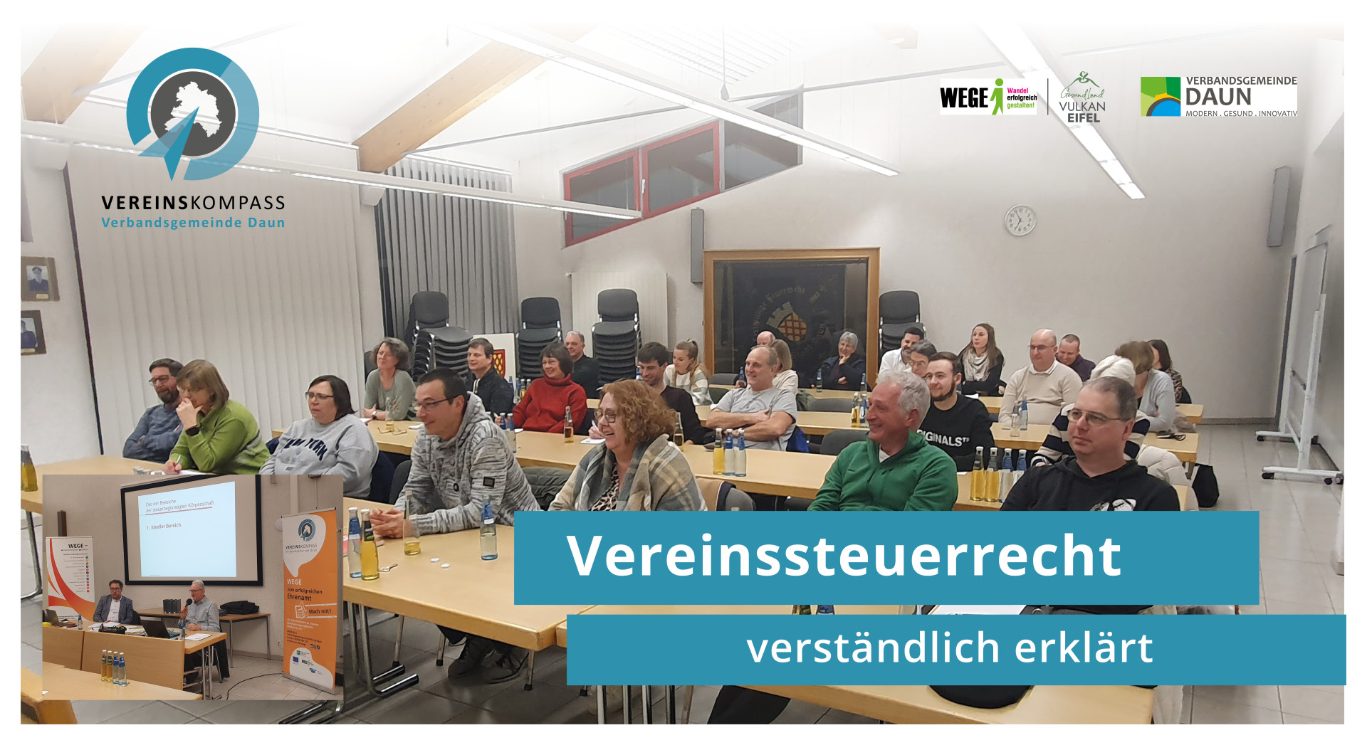 Personen bei Vortrag