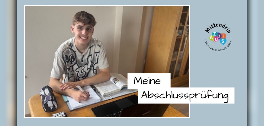 Person mit Lernunterlagen